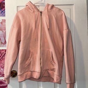 Pink Zip-up Hoodie